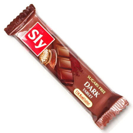 Baton deserowa czekolada, bez dodatku cukru sly nutritia 25 g