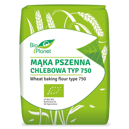 Mąka pszenna chlebowa typ 750 bio 1 kg - Bio Planet