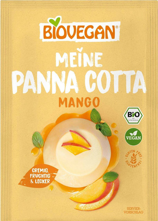 Deser mango panna cotta w proszku wegański bezglutenowy BIO 38 g - BIO vegan