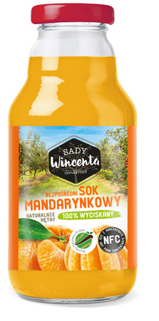 Naturalnie mętny sok mandarynkowy 330 ml
