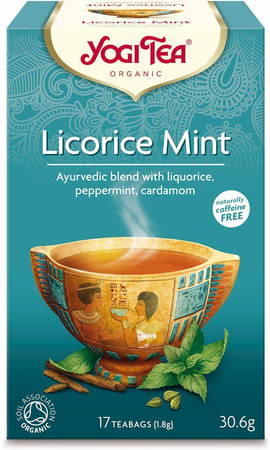 Herbatka mięta z lukrecją (licorice mint) BIO (17 x 1,8 g) 30,6 g