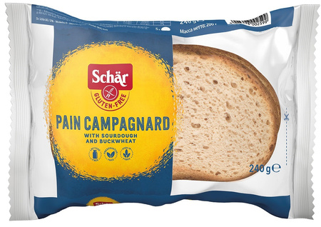 Pain campagnard - chleb wiejski bezglutenowy 240 g Schar