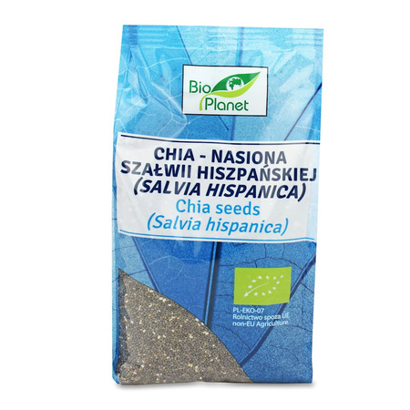Chia - nasiona szałwii hiszpańskiej BIO 400 g - Bio Planet